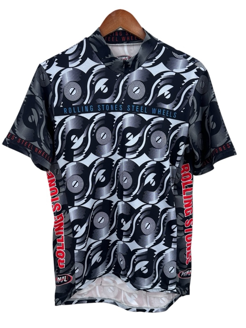 ROLLING STONES Cycling Jersey Primal Polyester Zip Pockets Bike